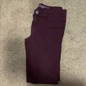 Plum jeggings